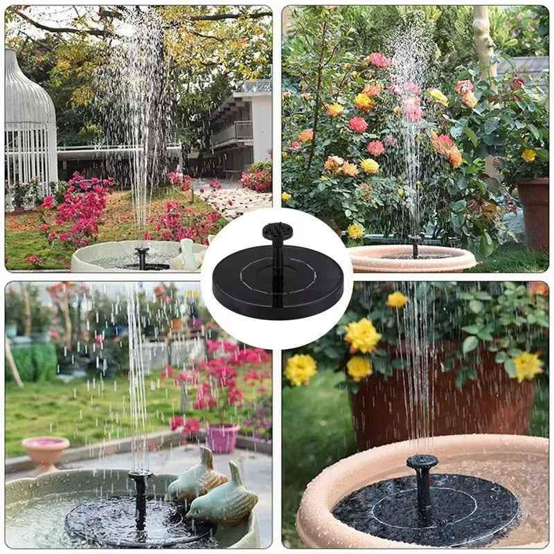 Enriched Your Garden With Solar Water Fountain