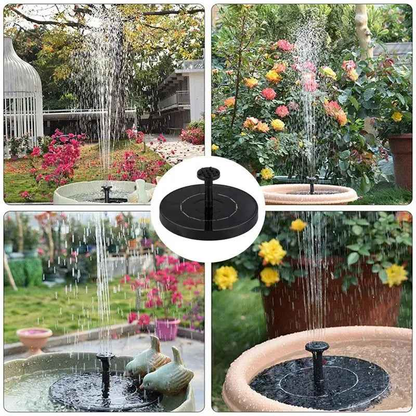 Enriched Your Garden With Solar Water Fountain