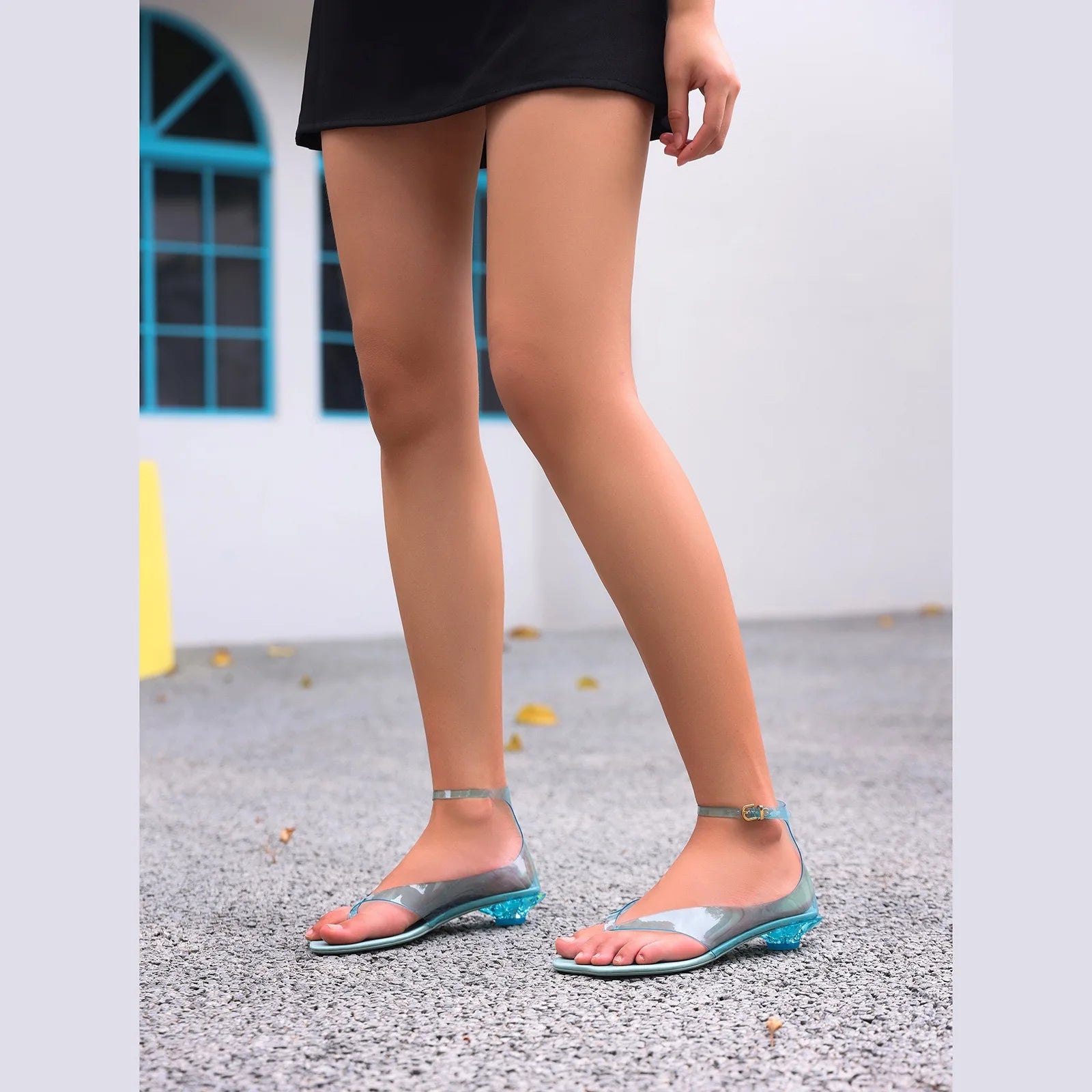 Comfortable jelly sandals women walking on the beach - VelmoraMart