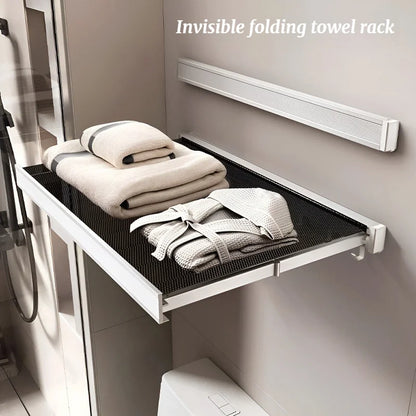Clothes drying racks wall mounted balcony laundry organizer by VelmoraMart for indoor and outdoor clothes drying