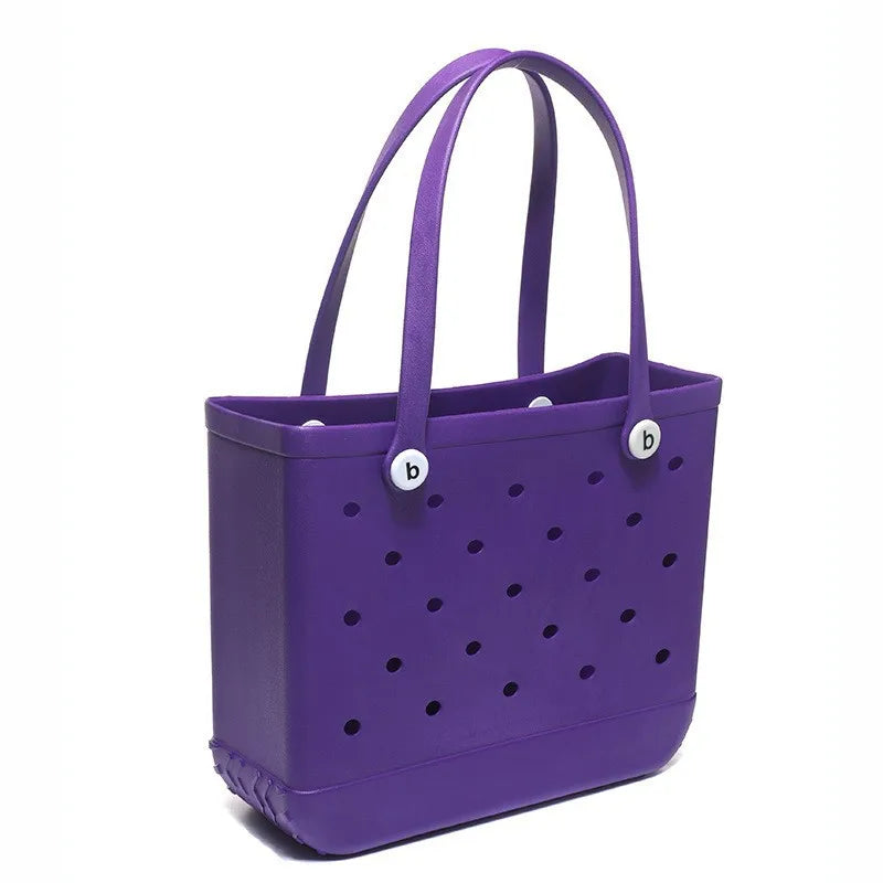 VelmoraMart black leather tote bag for work and travel.