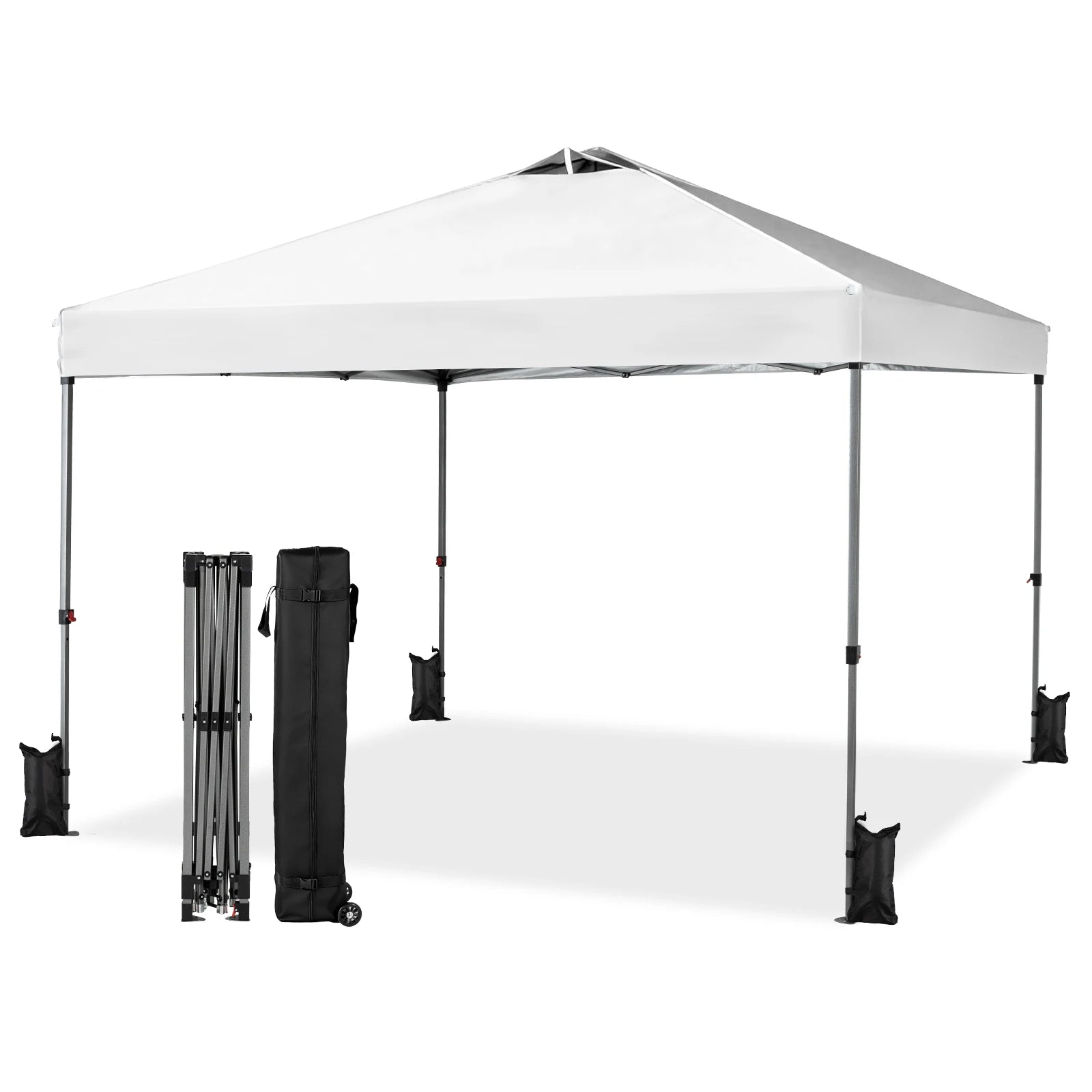 Canopy Tent 10x10 heavy-duty pop up outdoor shelter with sidewalls for events, camping, markets, and backyard gatherings by VelmoraMart