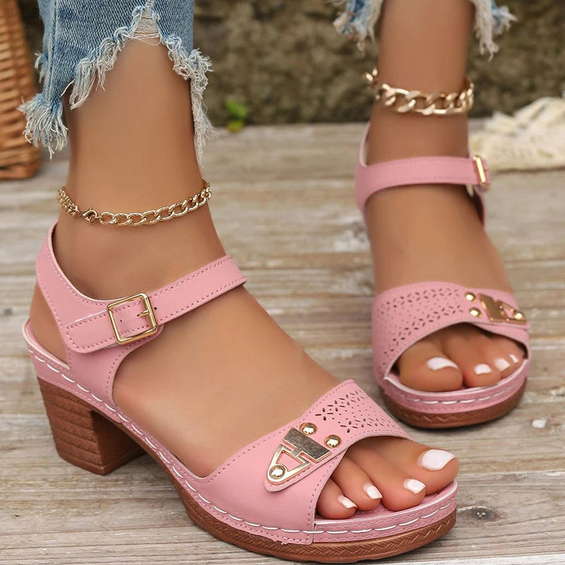 Block Heel Sandals
