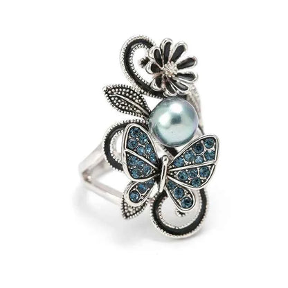 Crystal Rings - Sterling Silver Crystal Ring for Women