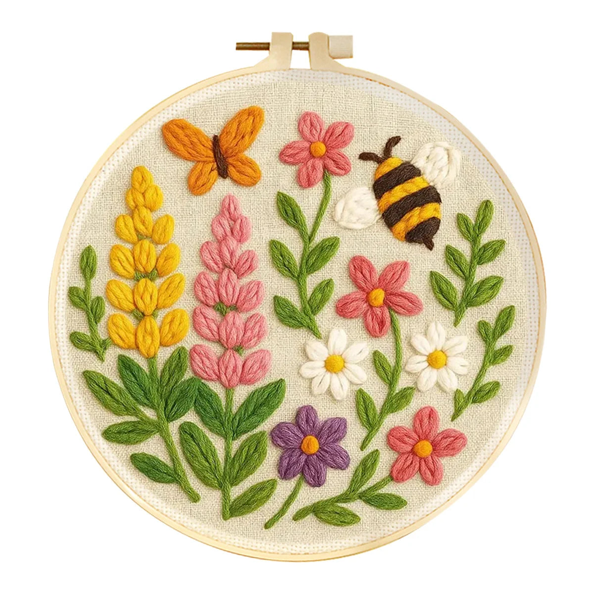 Punch Needle Kit by VelmoraMart – Beginner-friendly punch needle embroidery kit for DIY crafts, handmade art projects, and creative embroidery designs