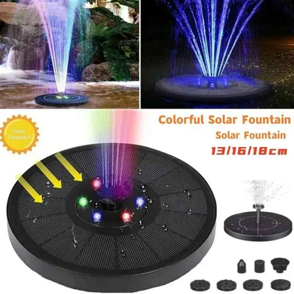 Enriched Your Garden With Solar Water Fountain