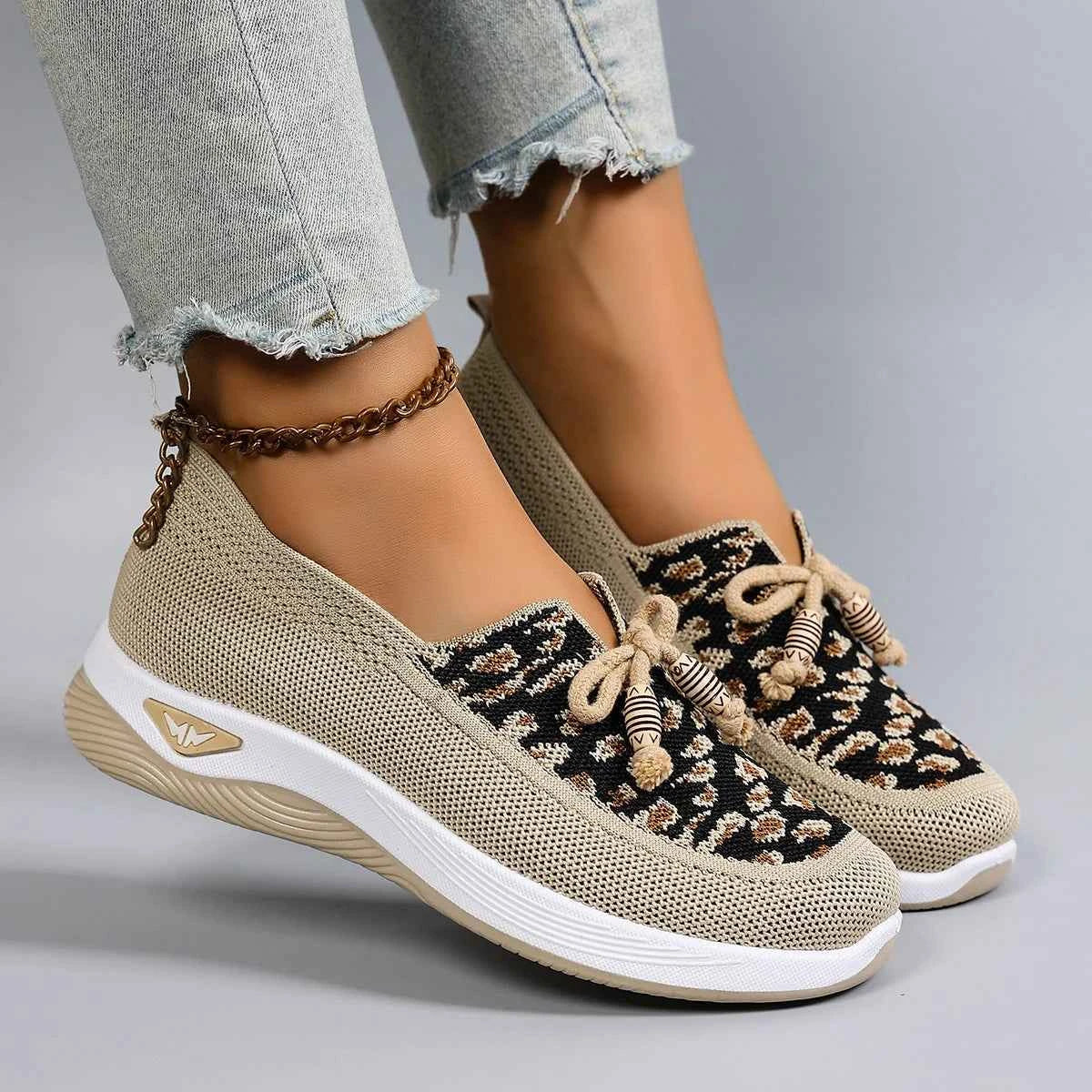 Leopard Sneakers for Women - Flat & Slip-On Styles