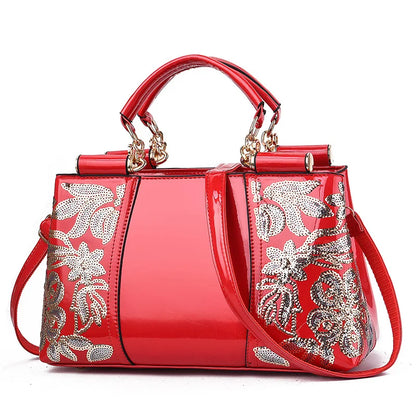 A woman holding a premium VelmoraMart leather bag for women, showcasing its elegant design and high-quality finish.