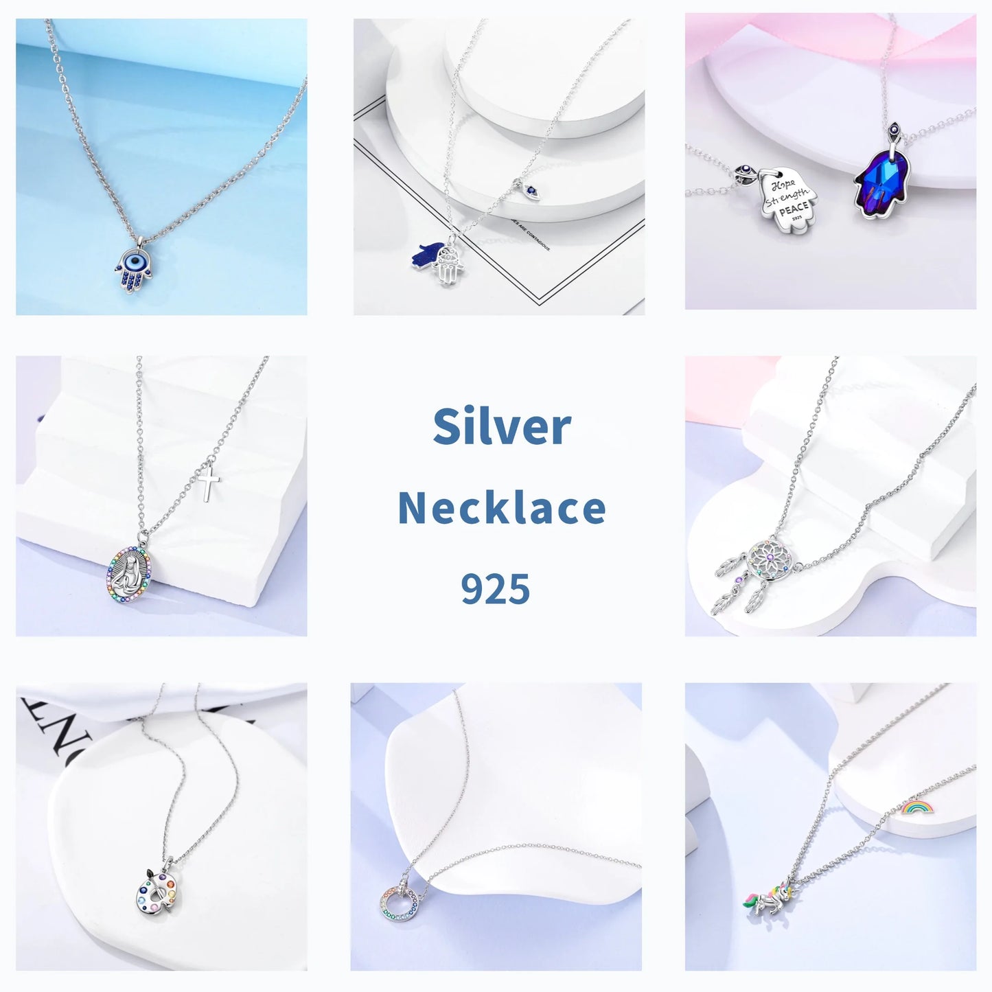Elegant 925 sterling silver necklace by VelmoraMart featuring a polished sterling silver pendant necklace with premium craftsmanship for women and men, perfect for everyday wear and gifting.
