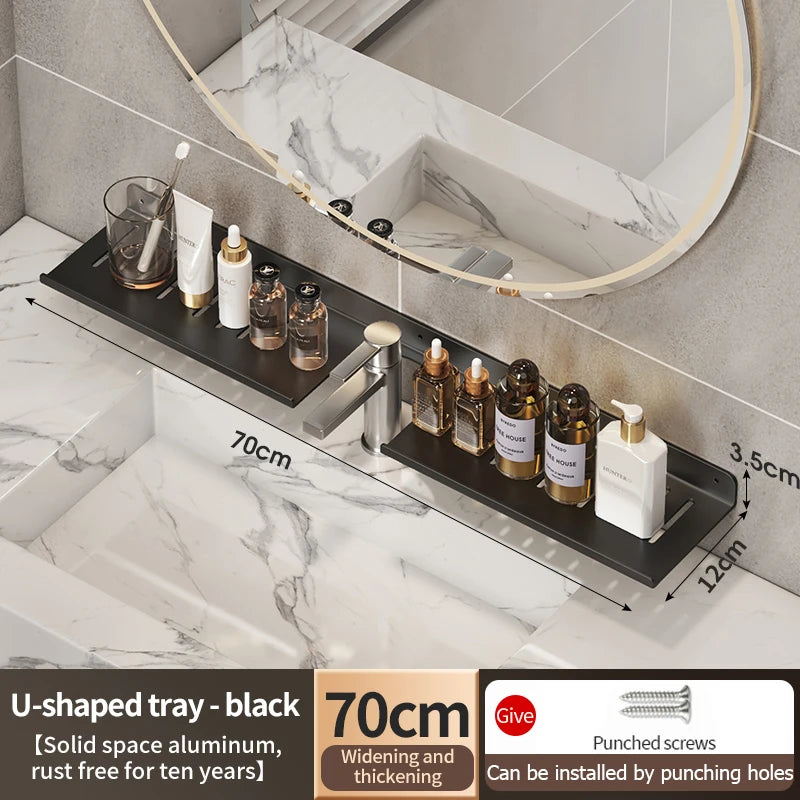 No Drill Shelf, No Drill Wall Shelf, No Drill Bathroom Shelf, No Drill Shower Shelf, No Drill Shelf Brackets, Over Sink Shelf, Over Sink Storage, Bathroom Organizer, Kitchen Organizer, Space Saving Shelf, Sink Organizer, Wall Storage, Rental Friendly Storage, Bathroom Storage, Kitchen Storage,