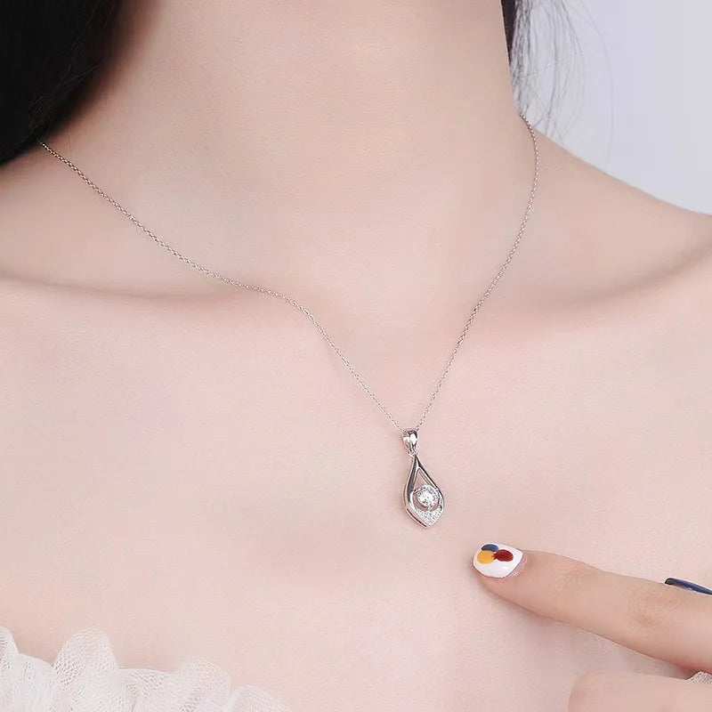 Elegant necklace for ashes memorial pendant by VelmoraMart designed to safely hold cremation ashes and honor the memory of a loved one with timeless style.