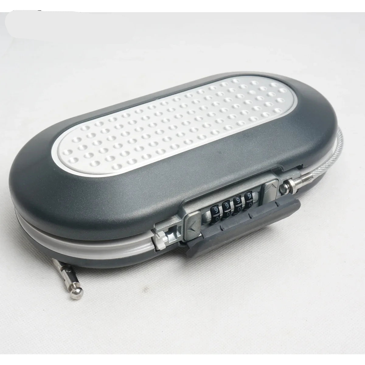 Heavy-duty portable lock box for keys mounted securely on a wall for easy access