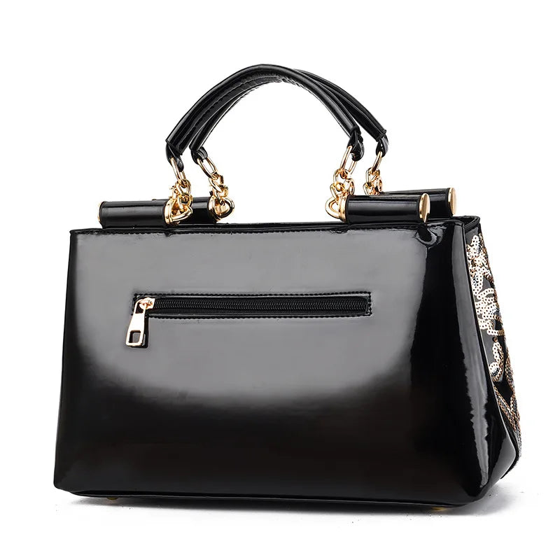 A woman holding a premium VelmoraMart leather bag for women, showcasing its elegant design and high-quality finish.
