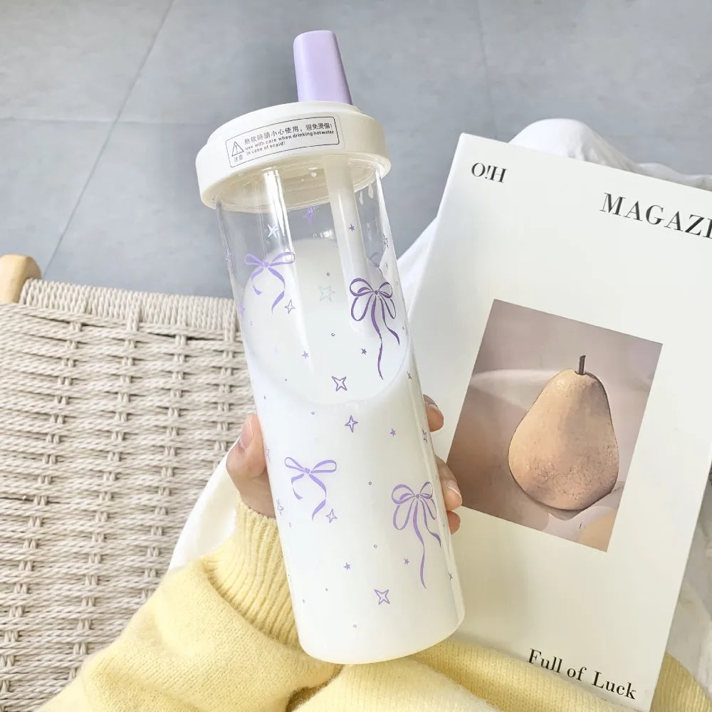 BPA-free sippy cup with straw and handles for toddlers and babies, leak-proof training cup for milk, water, and juice by VelmoraMart