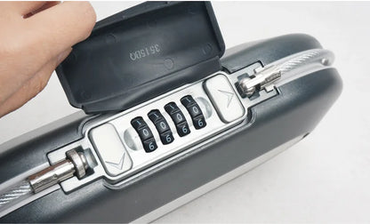 Heavy-duty portable lock box for keys mounted securely on a wall for easy access
