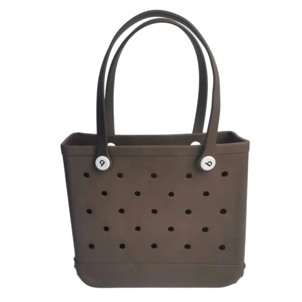 VelmoraMart black leather tote bag for work and travel.