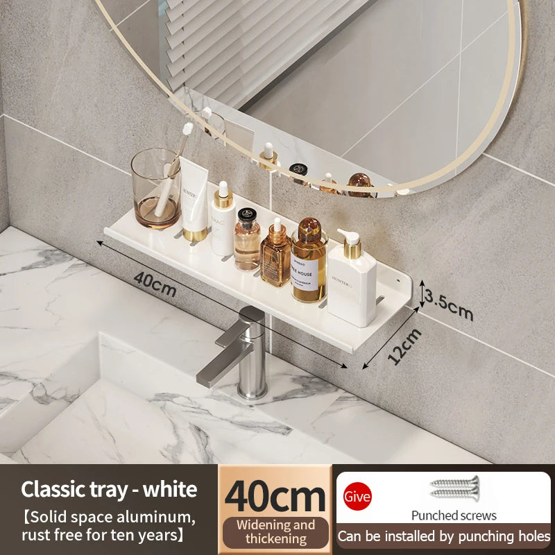 No Drill Shelf, No Drill Wall Shelf, No Drill Bathroom Shelf, No Drill Shower Shelf, No Drill Shelf Brackets, Over Sink Shelf, Over Sink Storage, Bathroom Organizer, Kitchen Organizer, Space Saving Shelf, Sink Organizer, Wall Storage, Rental Friendly Storage, Bathroom Storage, Kitchen Storage,