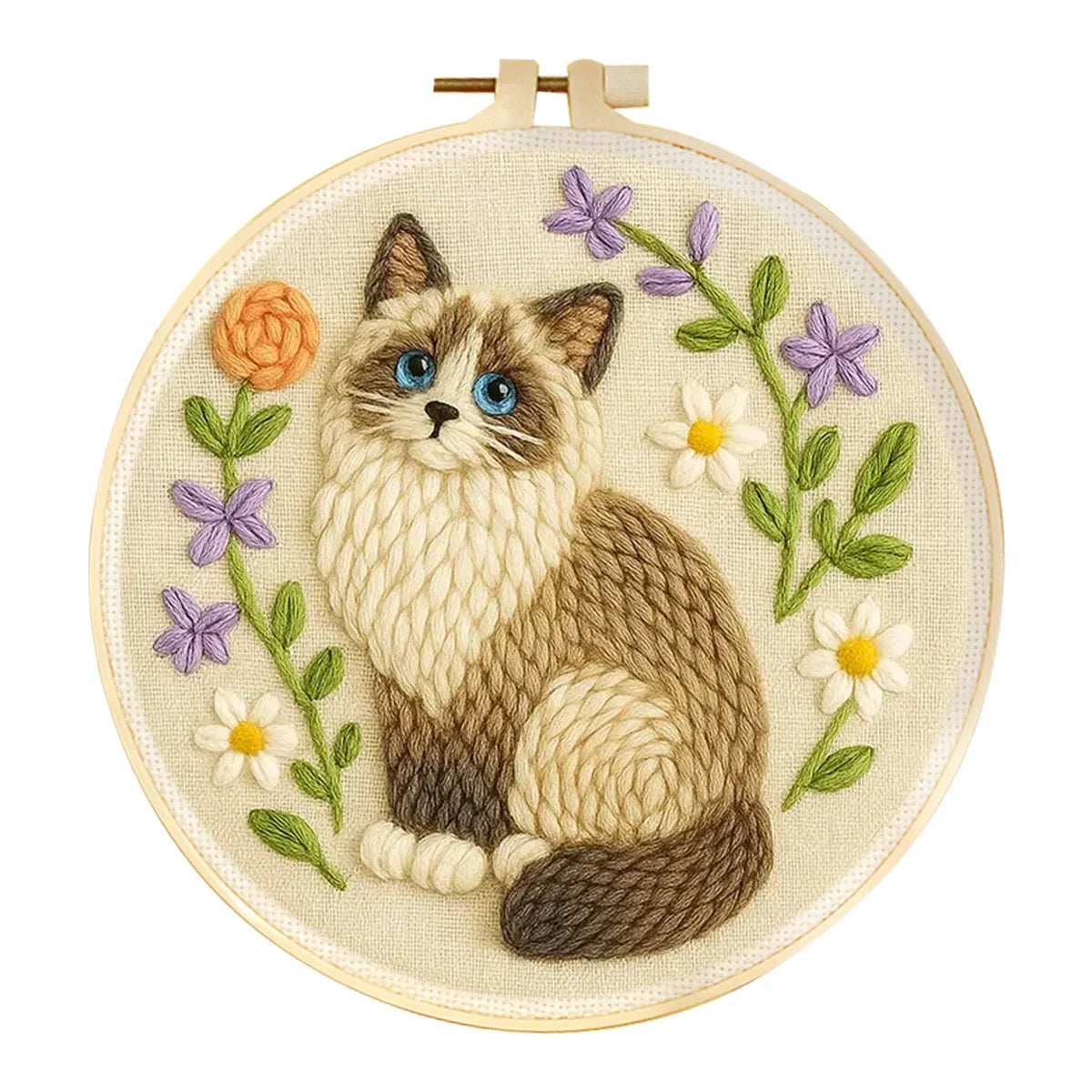 Punch Needle Kit by VelmoraMart – Beginner-friendly punch needle embroidery kit for DIY crafts, handmade art projects, and creative embroidery designs