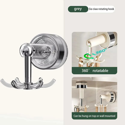 Heavy-duty clear VelmoraMart Suction Cup hooks mounted securely on a glass shower door.