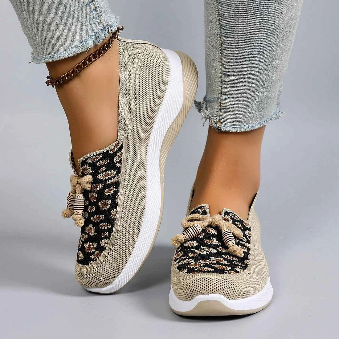 Leopard Sneakers for Women - Flat & Slip-On Styles