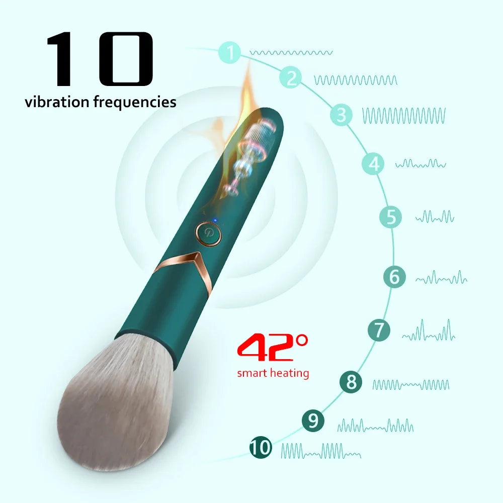 Shop the premium Makeup Brush by VelmoraMart. Achieve flawless foundation blending with our vibrating makeup brush. Order yours today!