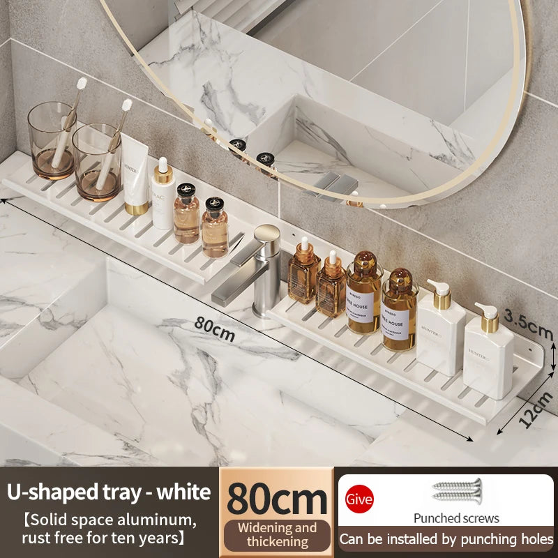 No Drill Shelf, No Drill Wall Shelf, No Drill Bathroom Shelf, No Drill Shower Shelf, No Drill Shelf Brackets, Over Sink Shelf, Over Sink Storage, Bathroom Organizer, Kitchen Organizer, Space Saving Shelf, Sink Organizer, Wall Storage, Rental Friendly Storage, Bathroom Storage, Kitchen Storage,