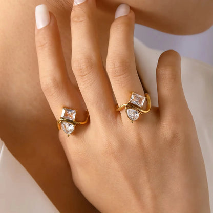 Elegant birthstone ring by VelmoraMart featuring sparkling personalized birthstones in a timeless stackable design. Perfect family birthstone ring, custom birthstone ring, and meaningful jewelry gift for women and moms.