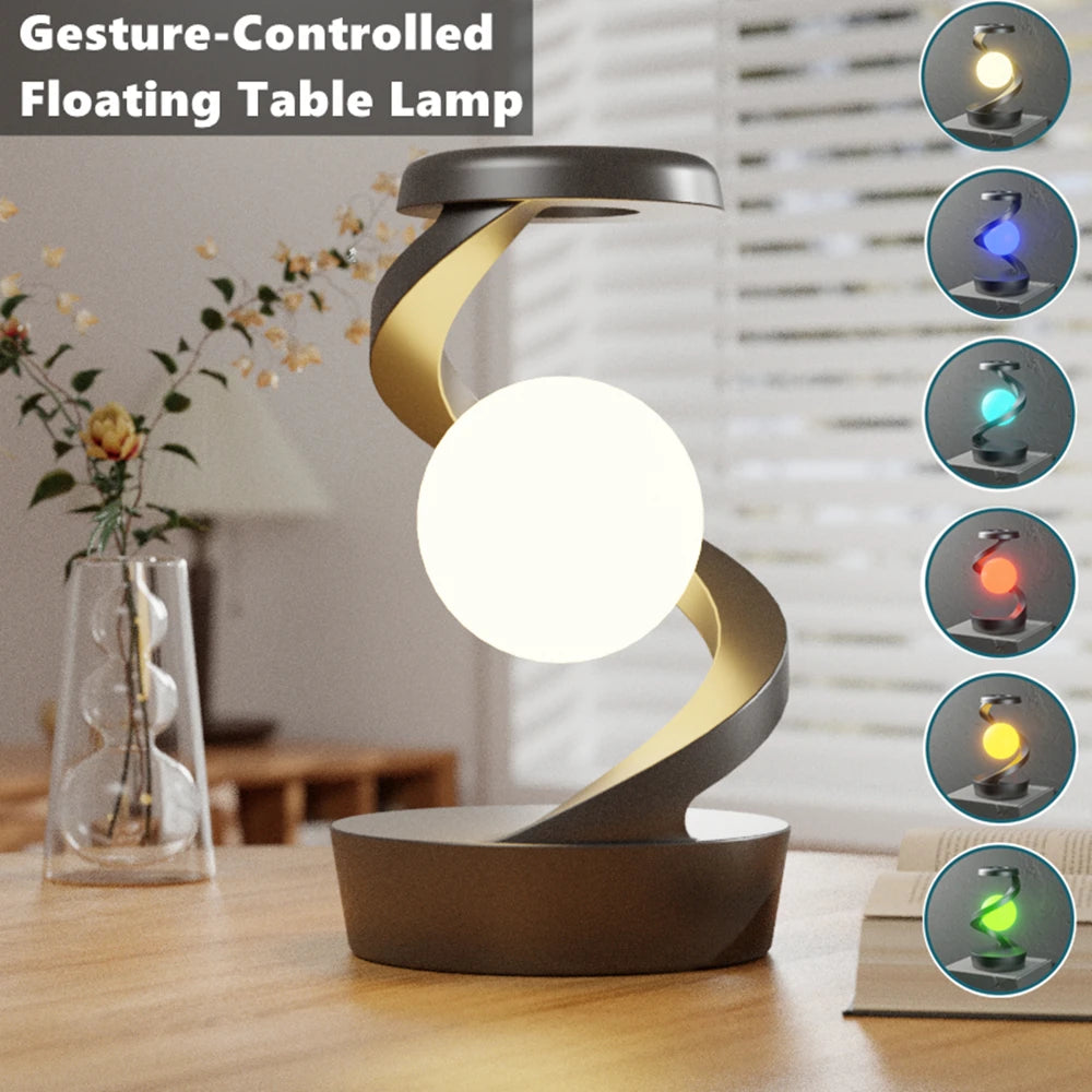 Modern Cordless LED Table Lamp from VelmoraMart sitting on a side table with a warm ambient glow.