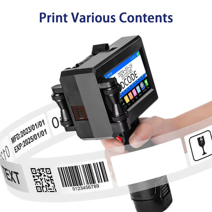 Handheld printer labels device printing professional shipping stickers.