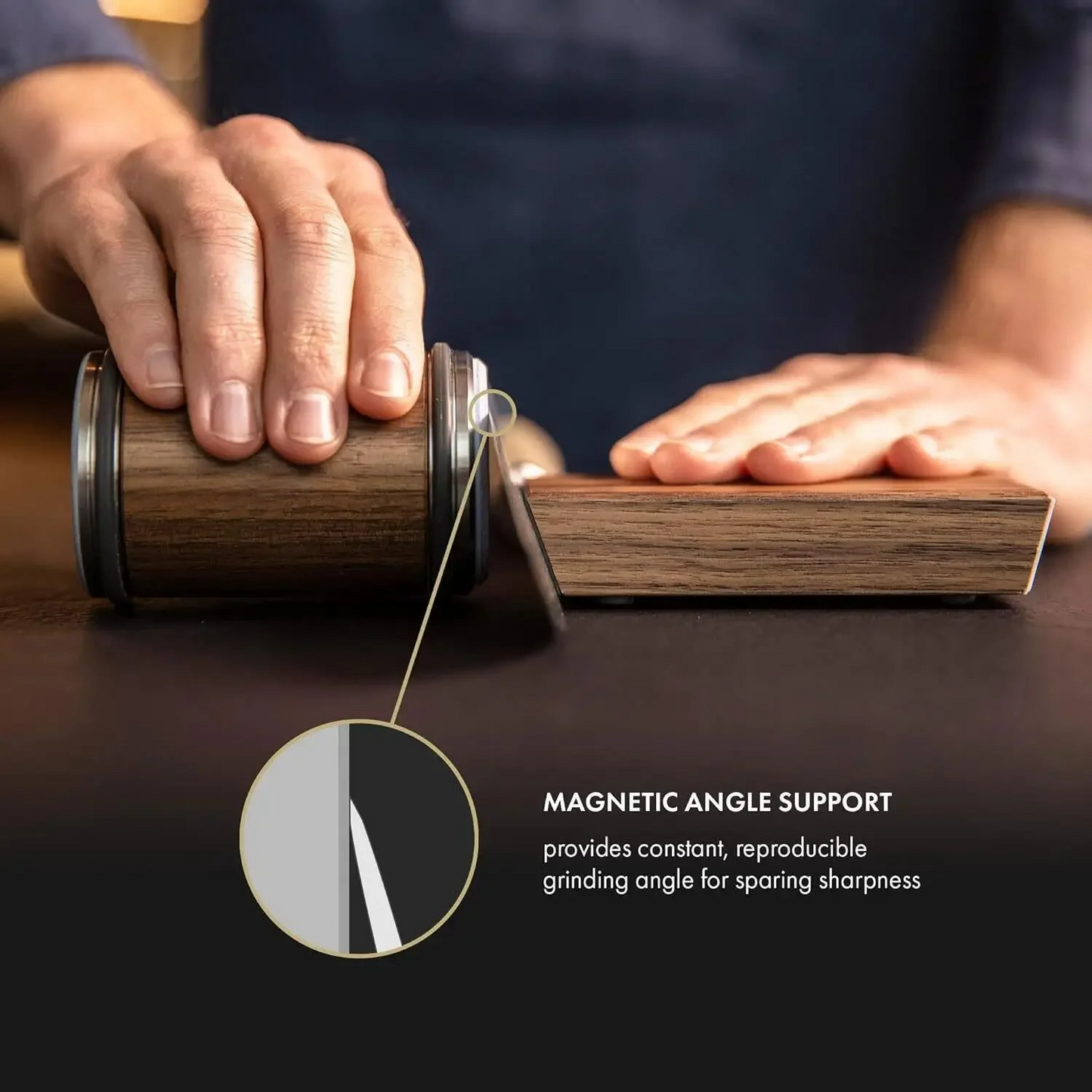 Roller Knife Sharpener - Easy to Use at Home