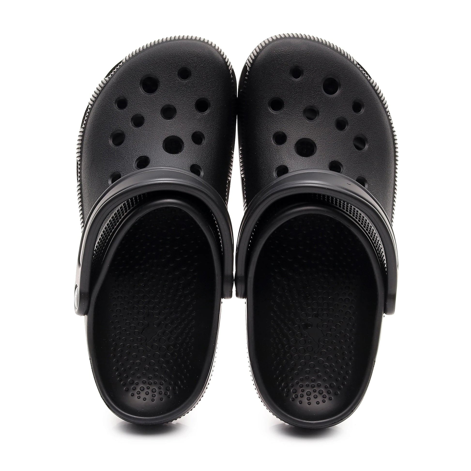 Crocs sandals women lightweight casual slip-on sandals for ladies in black comfortable everyday footwear from VelmoraMart
