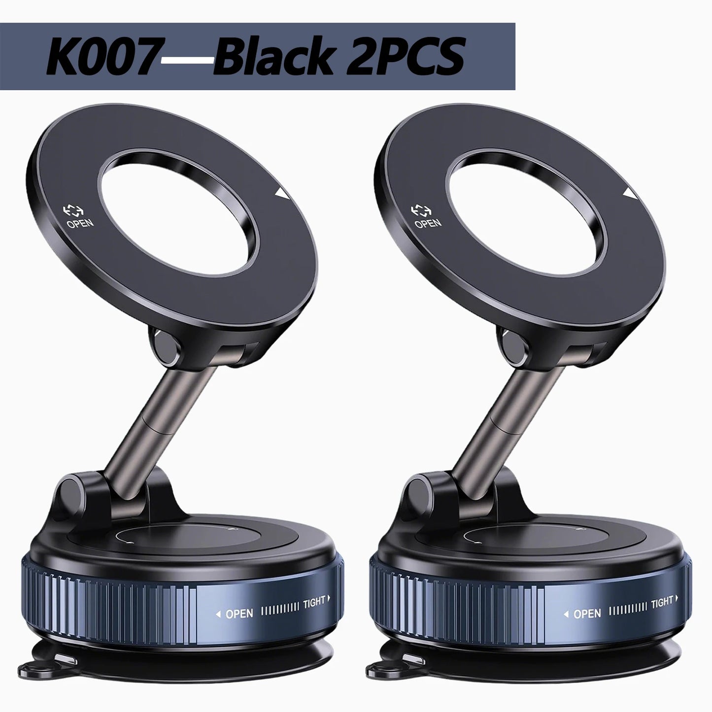 Magnet car phone holder with adjustable magnetic mount for secure hands-free smartphone viewing in a vehicle