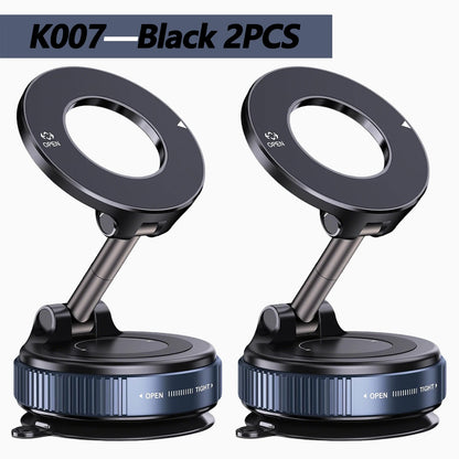 Magnet car phone holder with adjustable magnetic mount for secure hands-free smartphone viewing in a vehicle