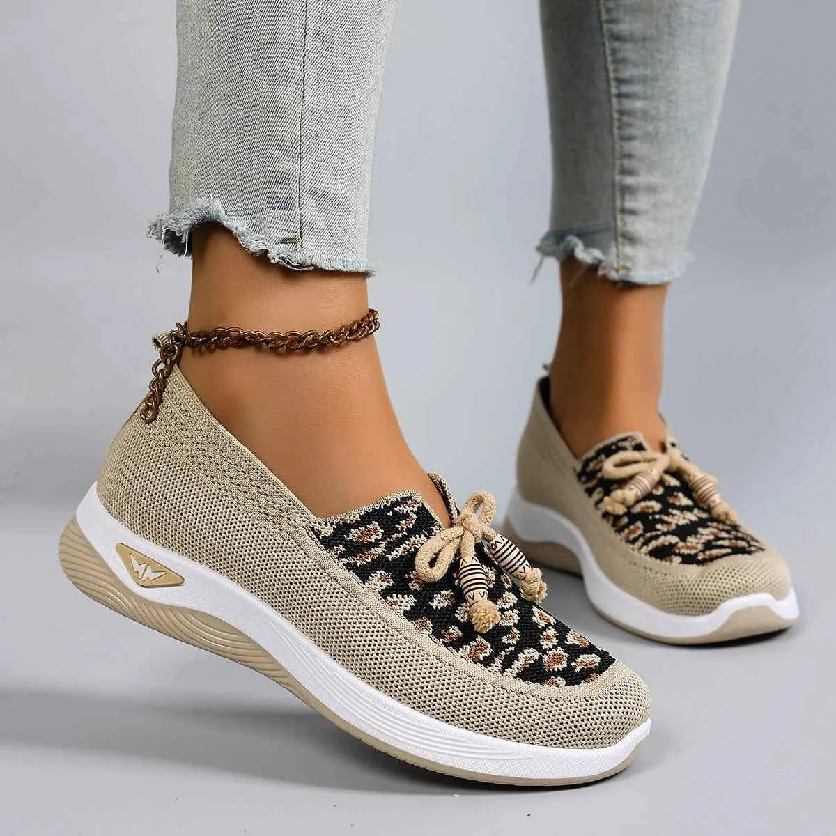 Leopard Sneakers for Women - Flat & Slip-On Styles