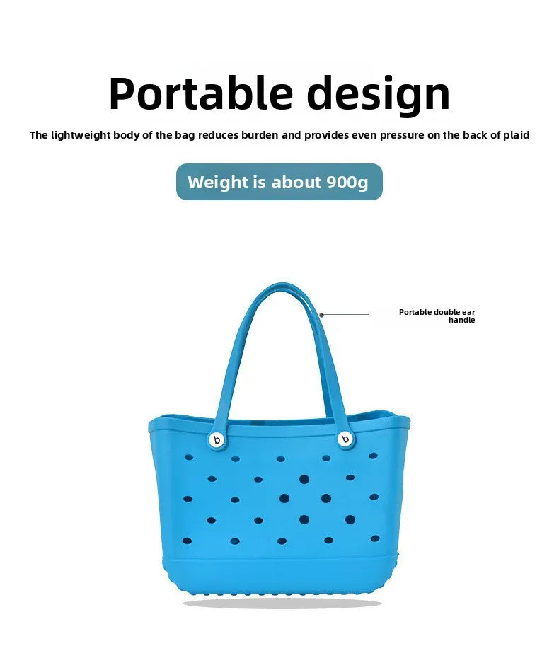 VelmoraMart black leather tote bag for work and travel.