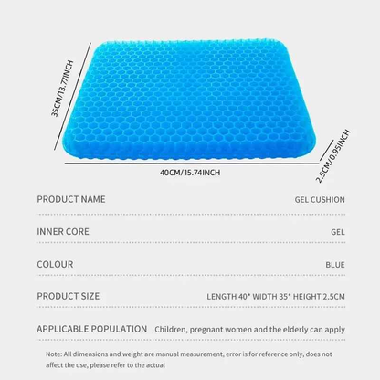 Gel Seat Cushions for Back Pressure Relief