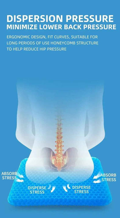 Gel Seat Cushions for Back Pressure Relief