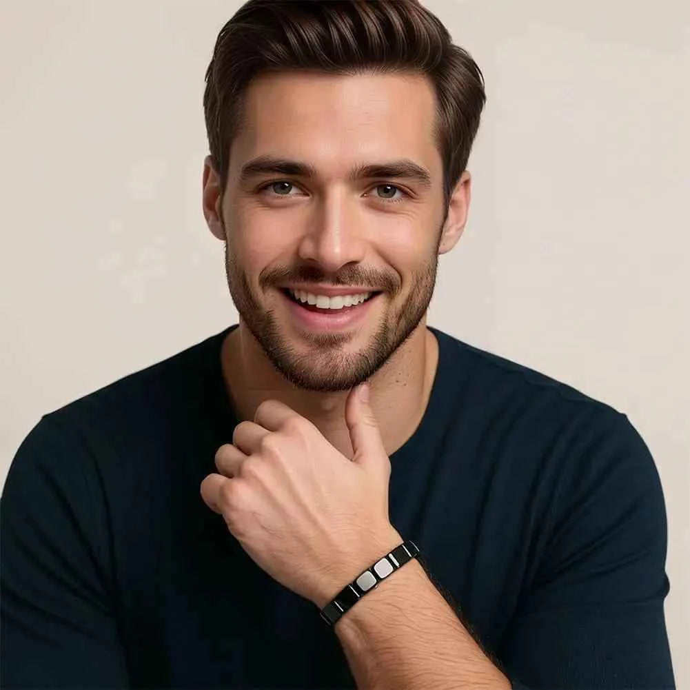 VelmoraMart Beaded Bracelet for Men - Handcrafted Beads Bracelet Gift