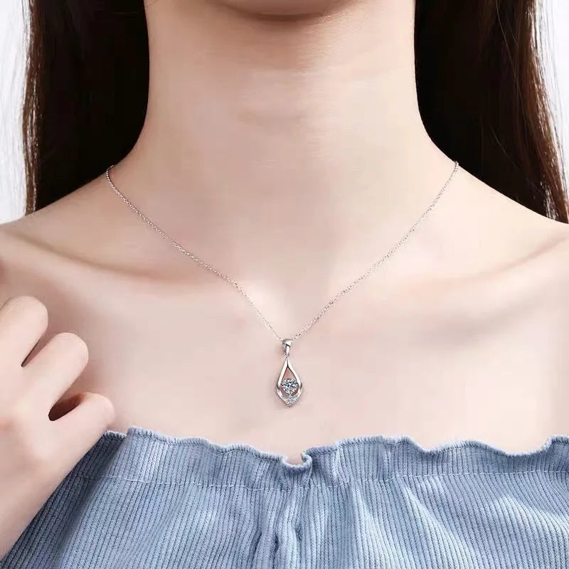 Elegant necklace for ashes memorial pendant by VelmoraMart designed to safely hold cremation ashes and honor the memory of a loved one with timeless style.
