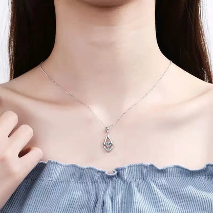 Elegant necklace for ashes memorial pendant by VelmoraMart designed to safely hold cremation ashes and honor the memory of a loved one with timeless style.