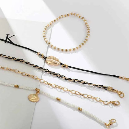 Charm Anklet Bracelet (5 Pcs)