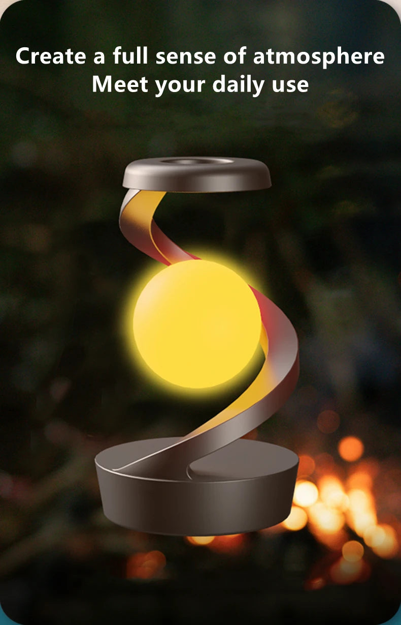 Modern Cordless LED Table Lamp from VelmoraMart sitting on a side table with a warm ambient glow.