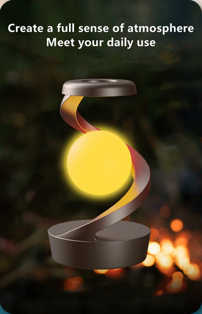 Modern Cordless LED Table Lamp from VelmoraMart sitting on a side table with a warm ambient glow.