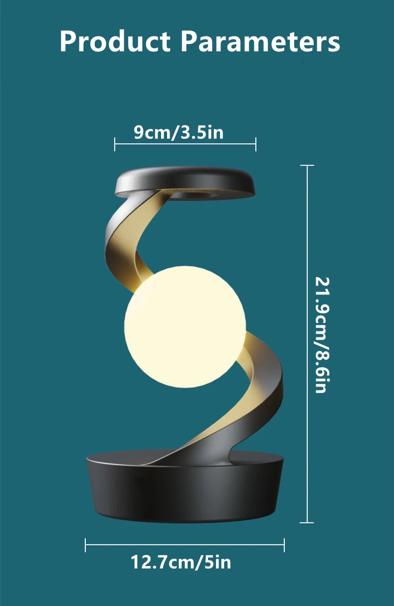 Modern Cordless LED Table Lamp from VelmoraMart sitting on a side table with a warm ambient glow.