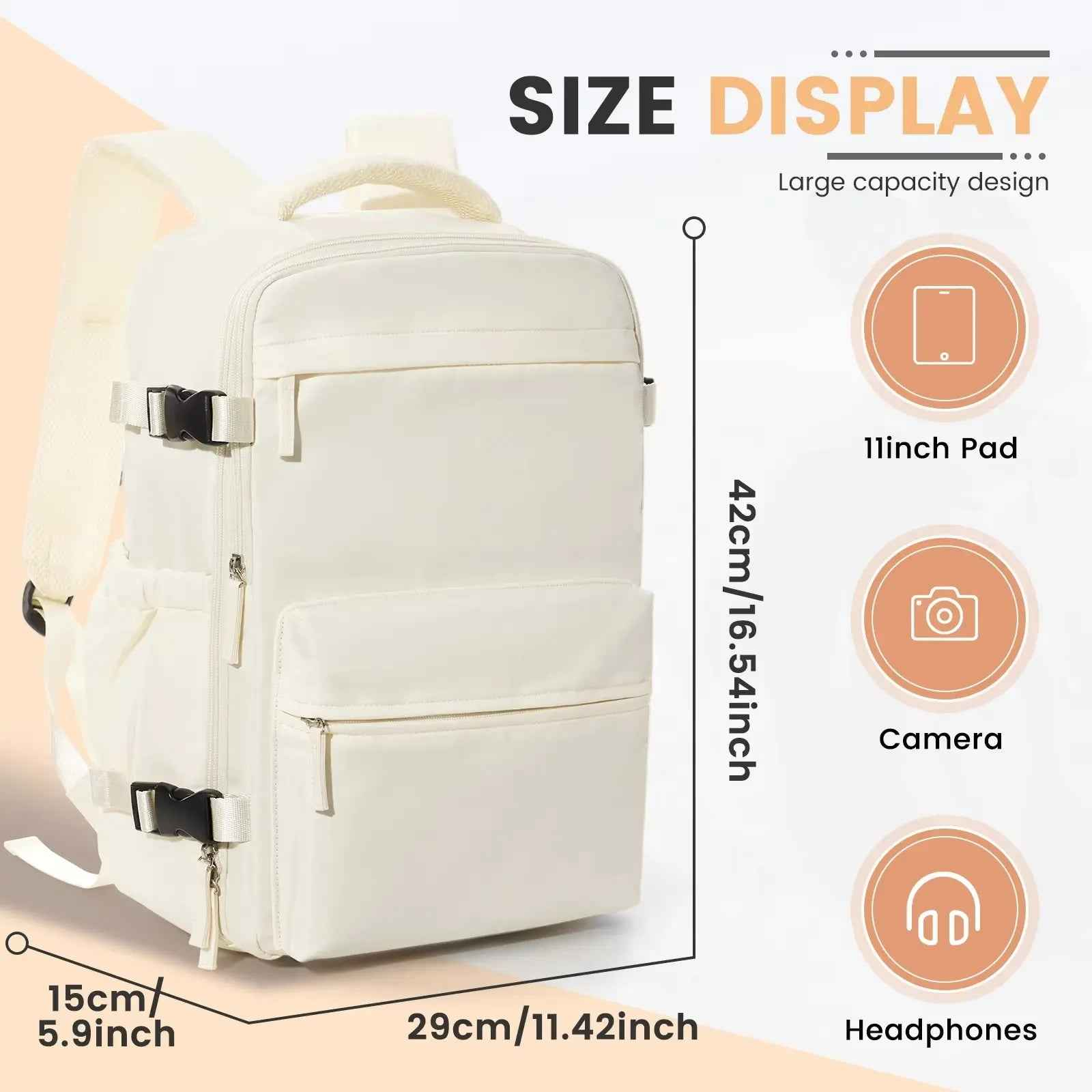 Vaccum Backpack for Travellers and Tourist