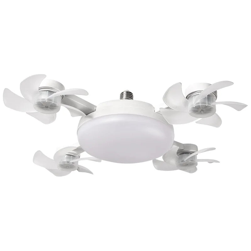 Modern outdoor ceiling fan with light and remote control installed in a stylish patio, energy-efficient LED ceiling fan for home décor by VelmoraMart.