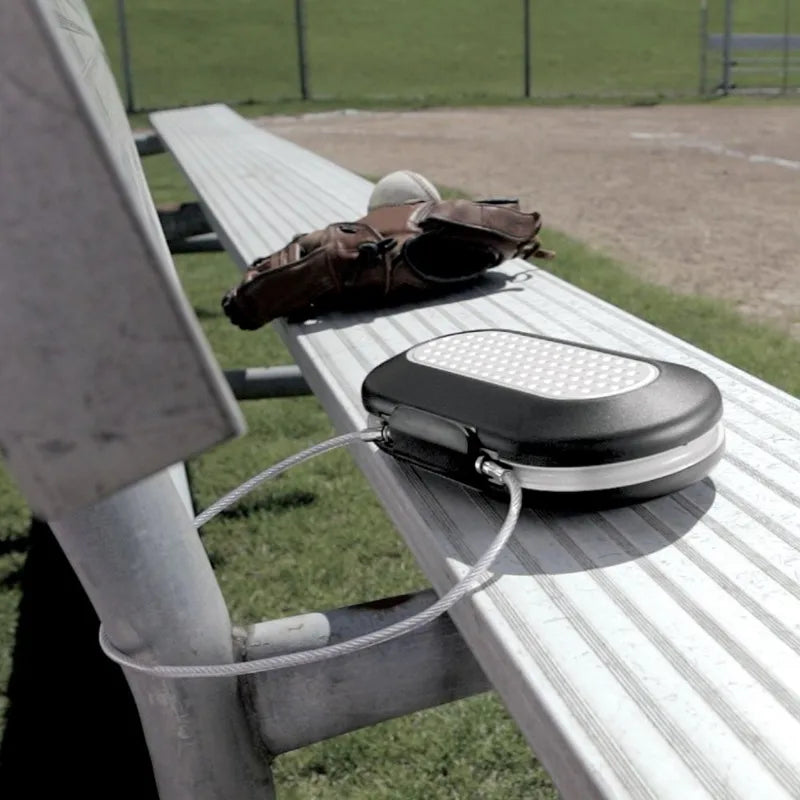Heavy-duty portable lock box for keys mounted securely on a wall for easy access