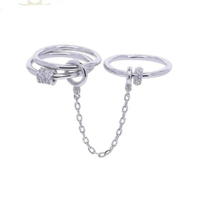 Chain Ring - Ring on a Chain Necklace