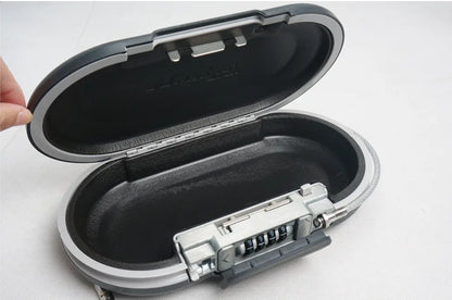 Heavy-duty portable lock box for keys mounted securely on a wall for easy access
