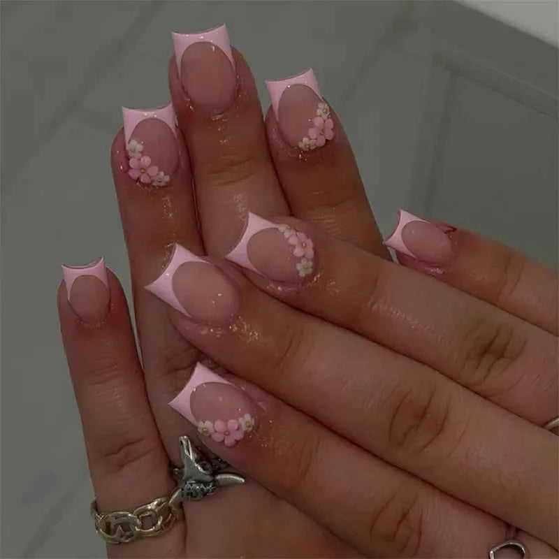 French Tip Nails - Shop Stunning French Tip Nail Designs (24 Pcs)